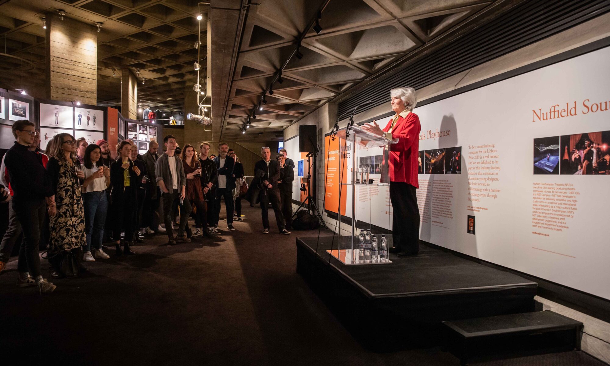 Lady Anya Sainsbury announcing the winners of the 2021 Linbury Prize
